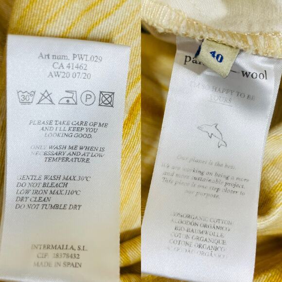 Paloma Wool High Waist Straight Leg Cotton Trousers Size 8 - Picture 8 of 13